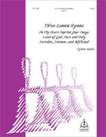 Three Lenten Hymns Handbell sheet music cover